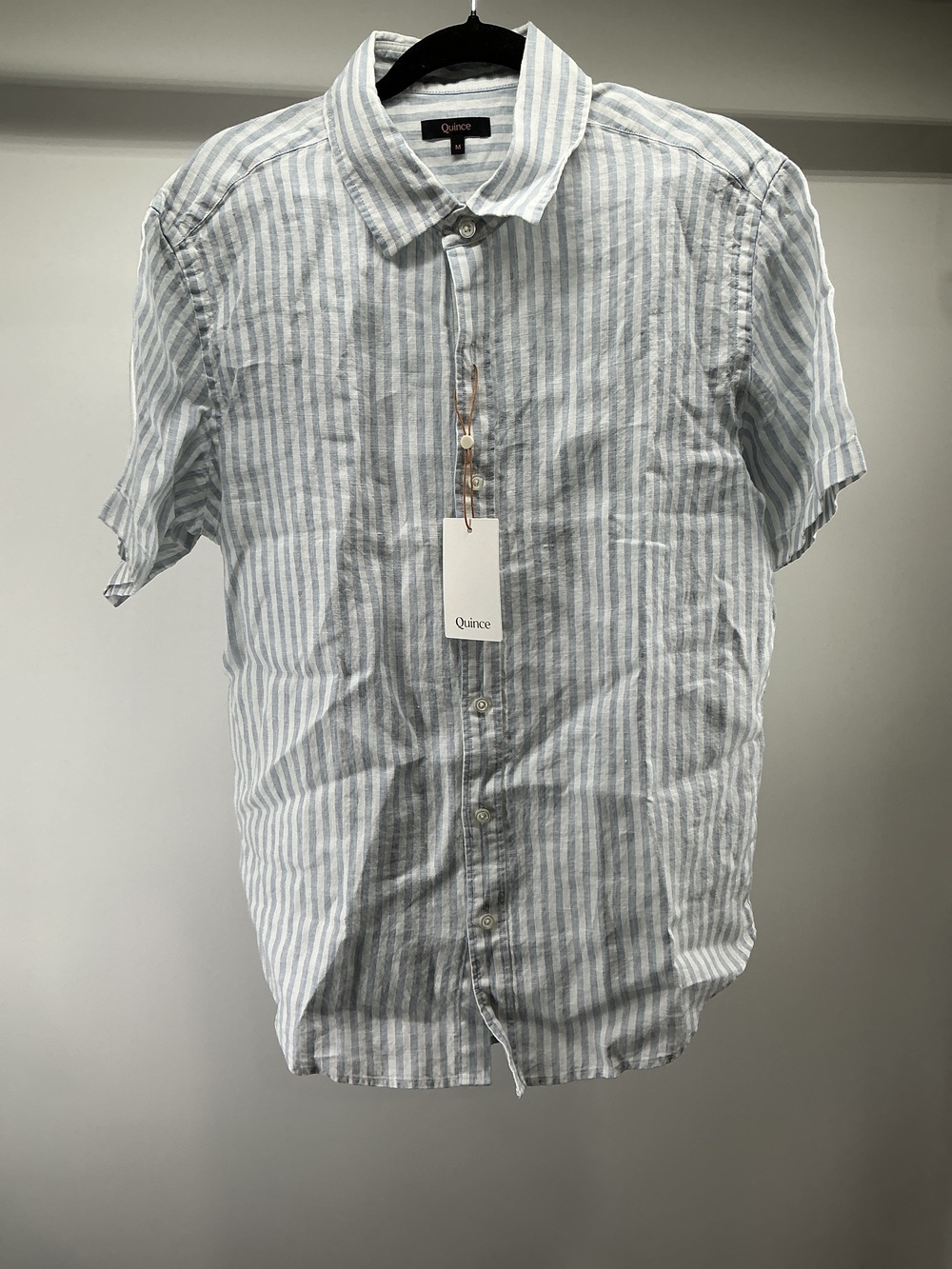 100% European Linen Relaxed Short Sleeve Shirt
